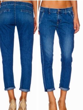 HUDSON Jamie Slim Chino Blue Denim Jeans